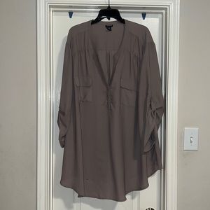 Torrid Georgette Pullover 3/4 Sleeve Blouse Size 6 (Size 30)